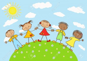 12485340-Group-of-happy-children--Stock-Vector-cartoon-children-kids