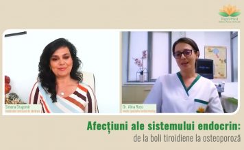 AFECȚIUNI ALE SISTEMULUI ENDOCRIN, DE LA BOLI TIROIDIENE LA OSTEOPOROZĂ